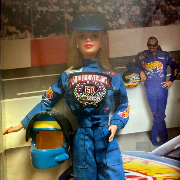 NIB.NWOT. Barbie Nascar 50th anniversary collectors ed. Cross listed in kids. - Picture 5 of 5